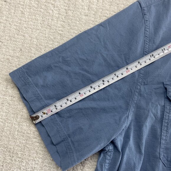 Sierra Designs Mens Outdoor Hiking Tech Short Sleeve Button Down Shirt Size XXL - Picture 9 of 14